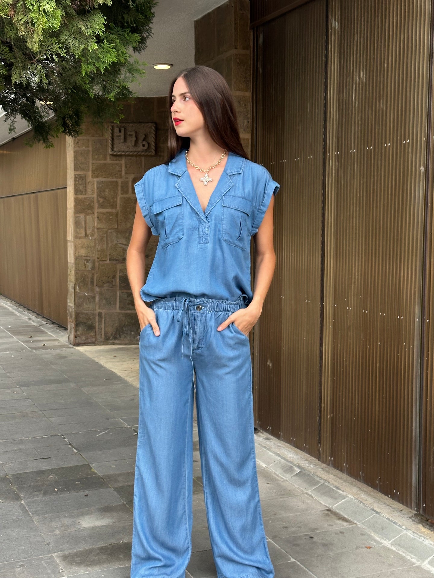 Pantalon de jareta Blue