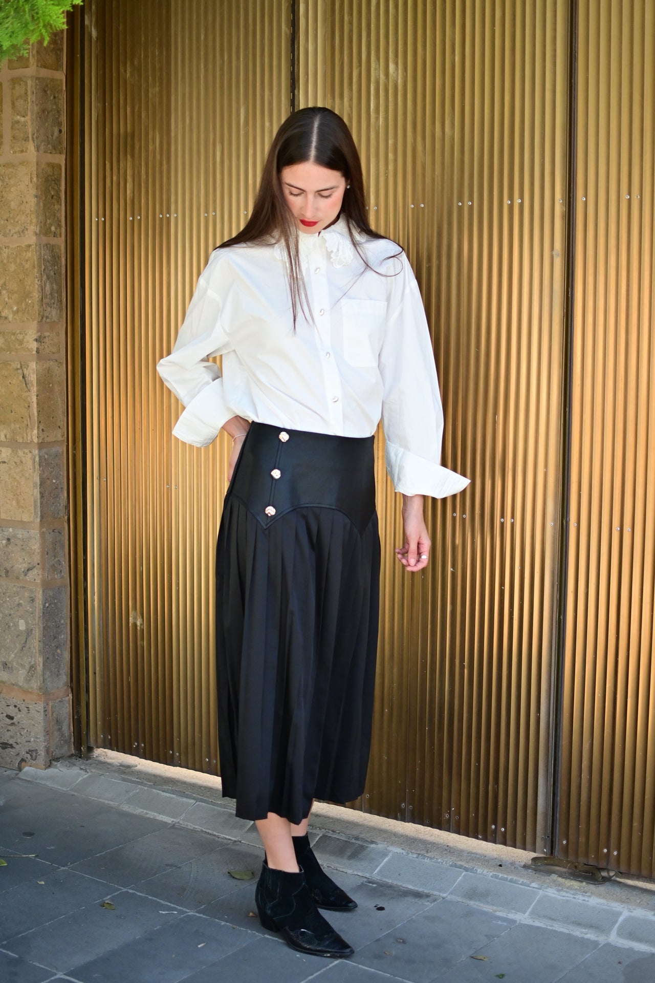 Falda Western Black