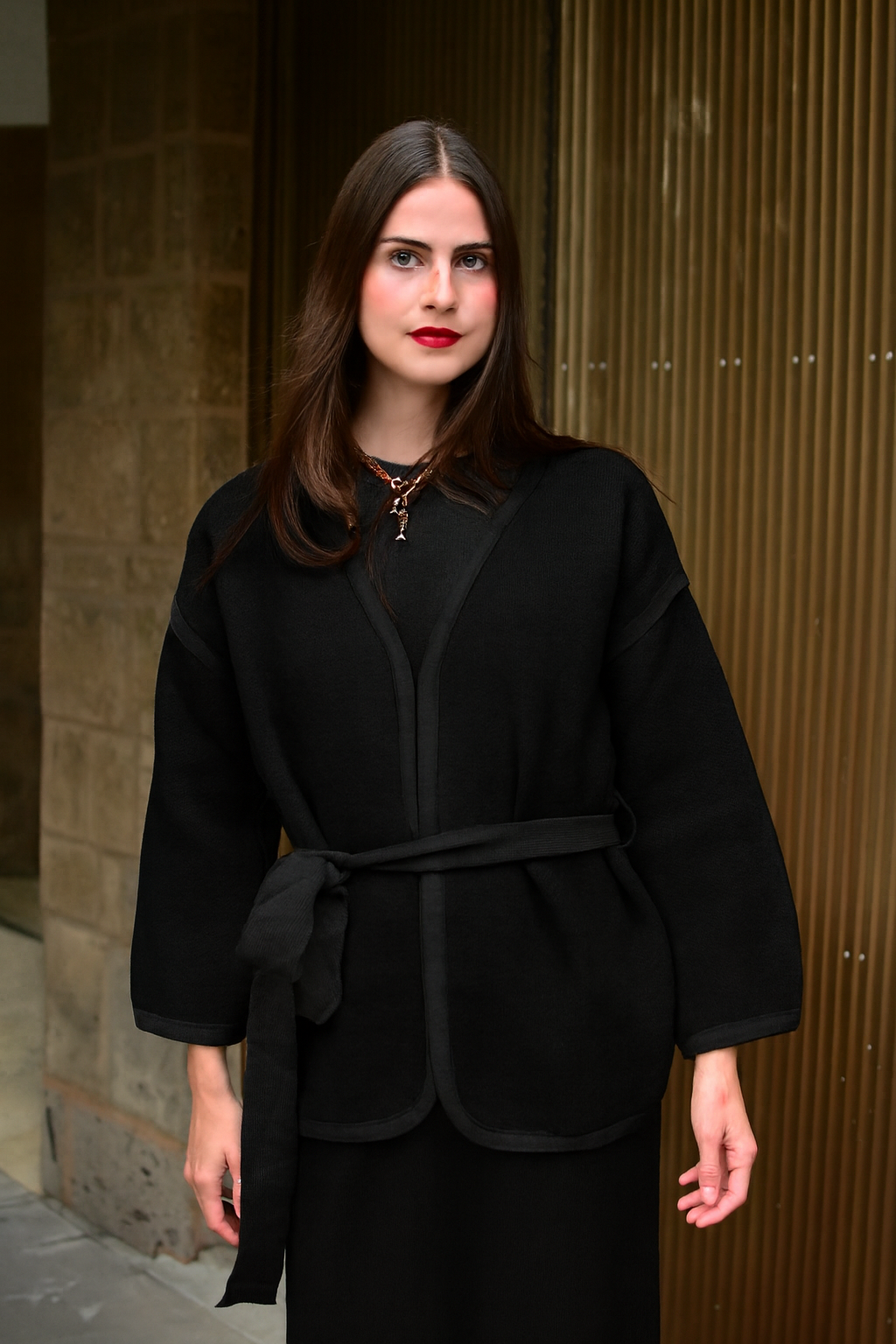 Cardigan negro