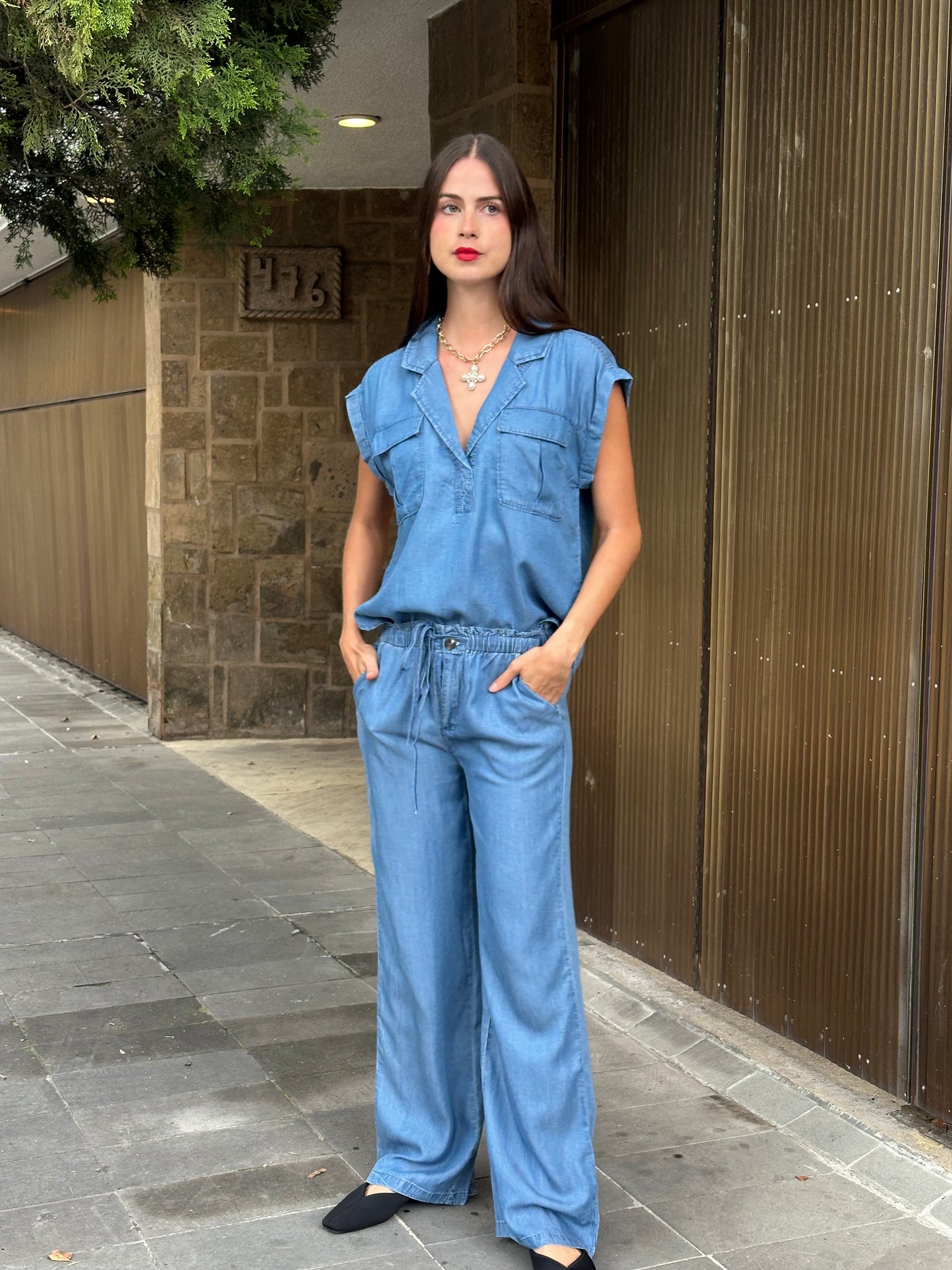 Pantalon de jareta Blue