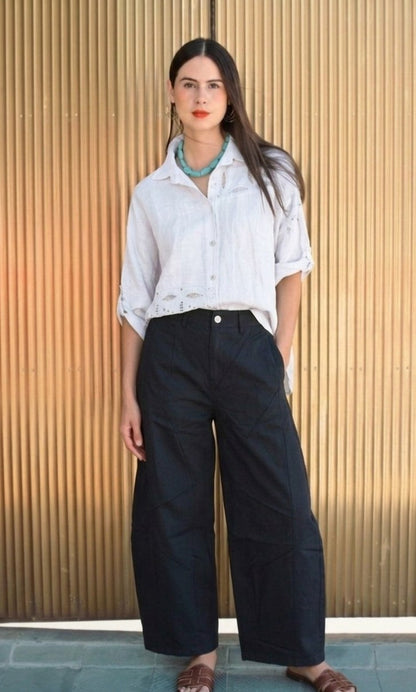 PANTALON TEJIDOS ALGODÓN BLACK