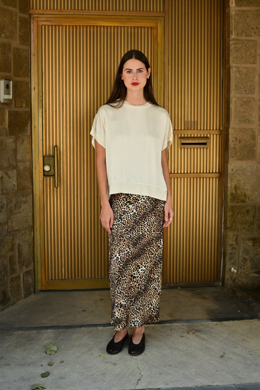 Falda animal print