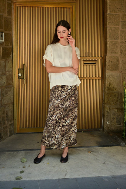 Blusa de seda