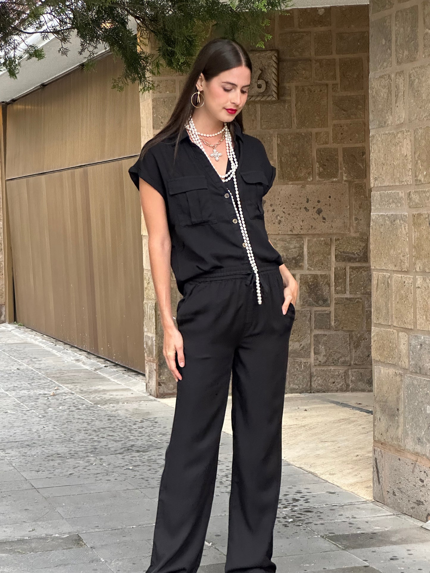 Pantalon de jareta Black