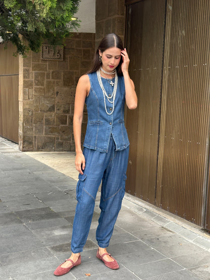 Jogger Cargo Dark Blue