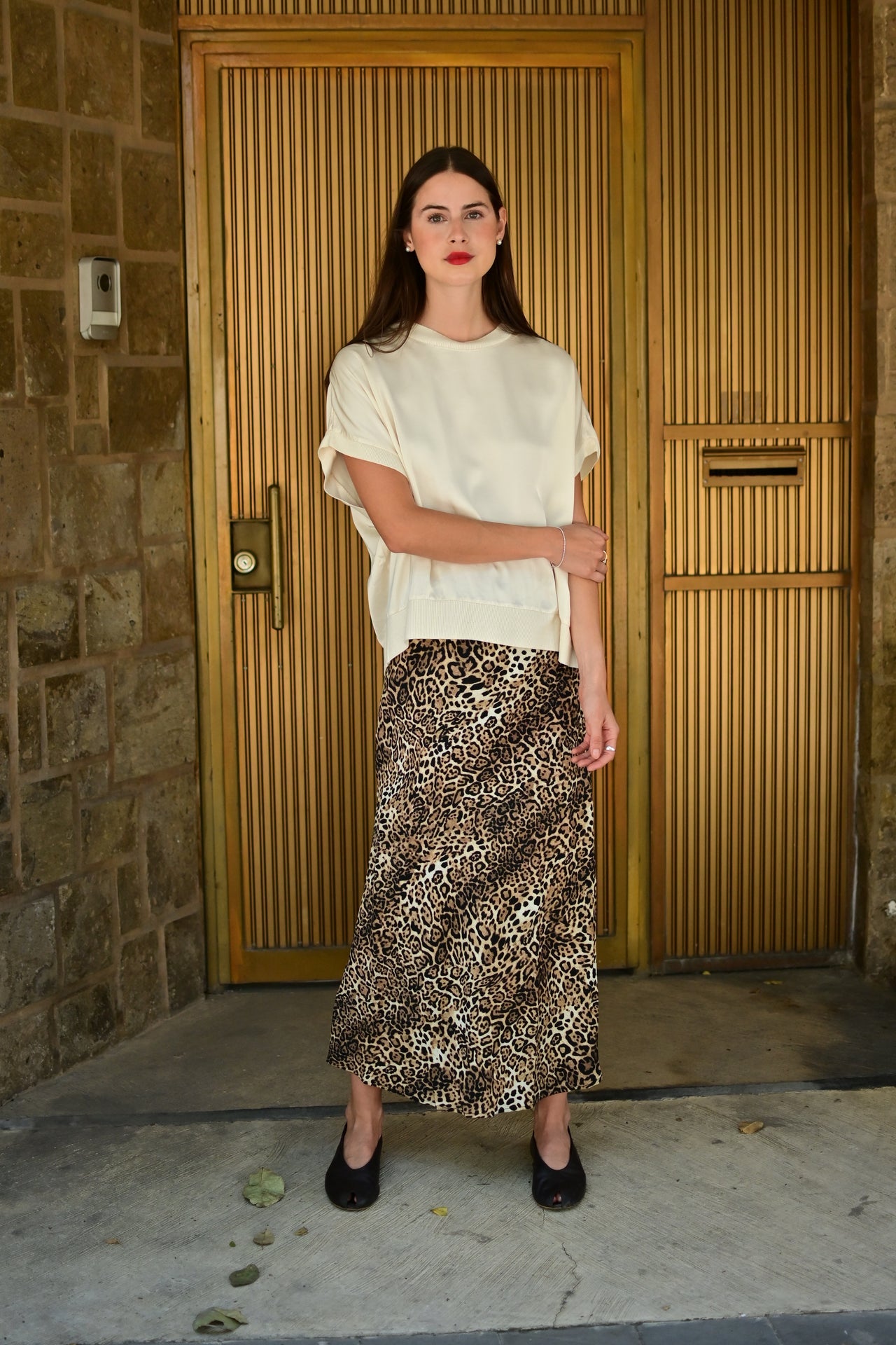 Falda animal print