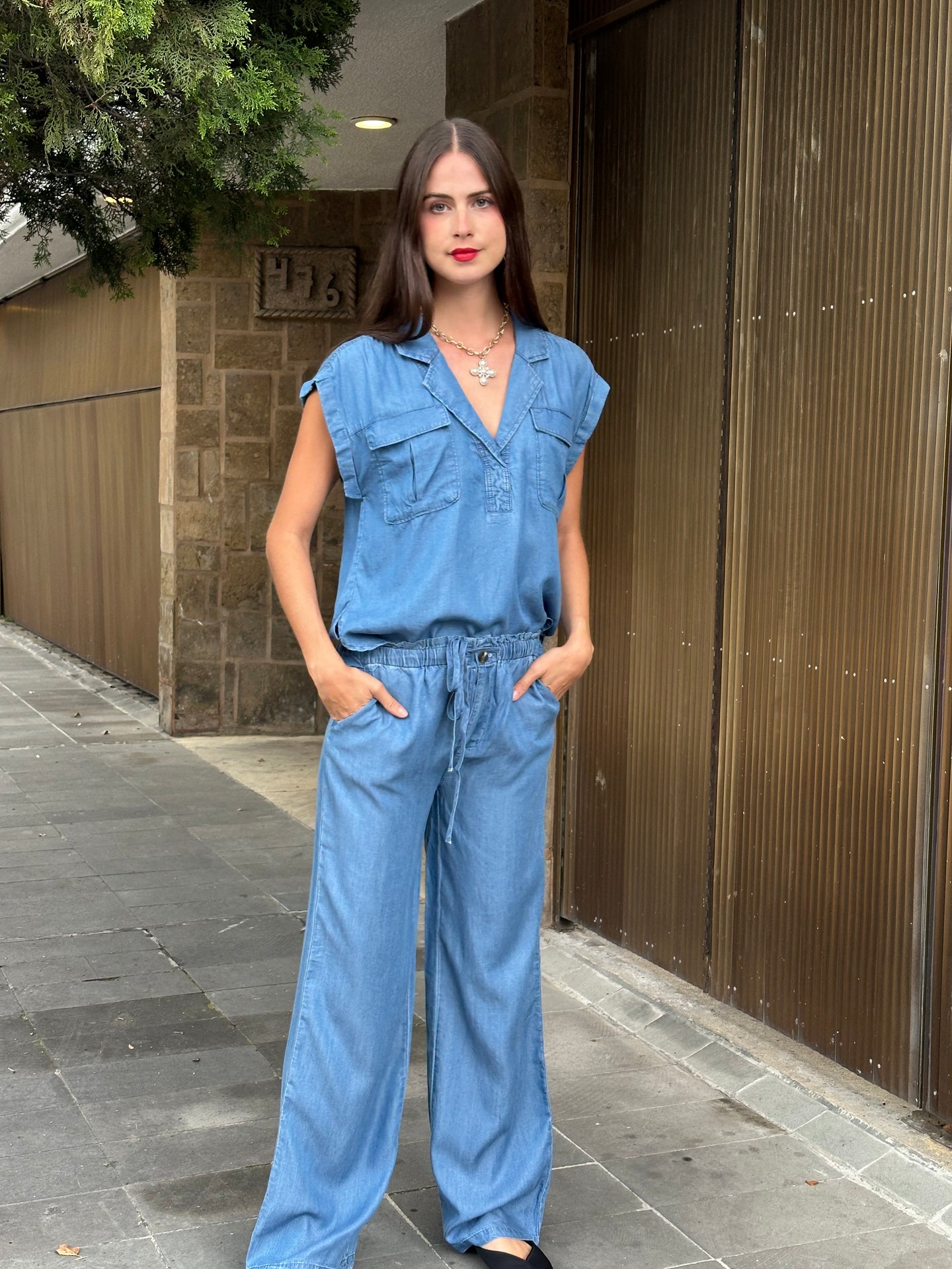 Pantalon de jareta Blue