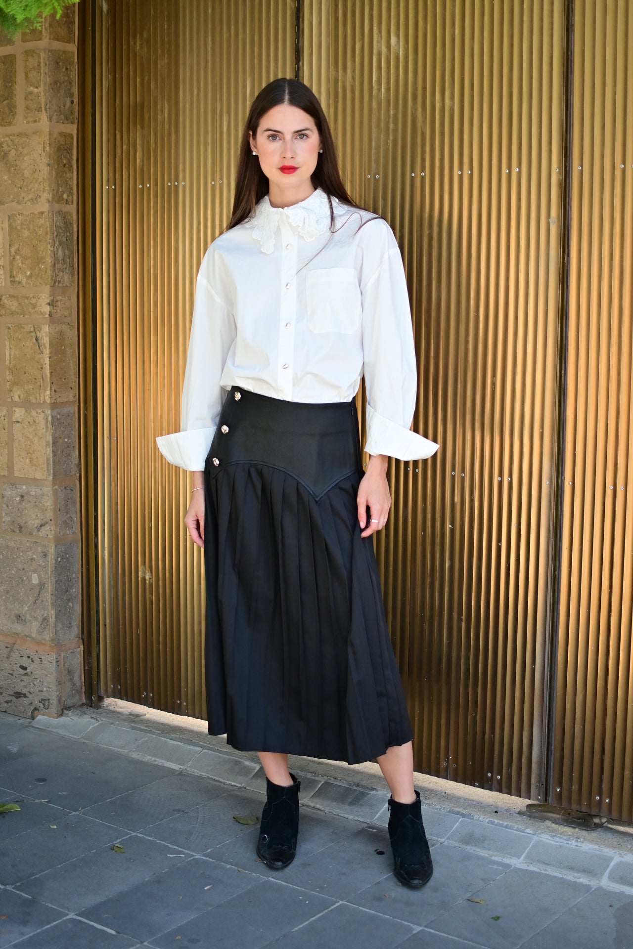 Falda Western Black