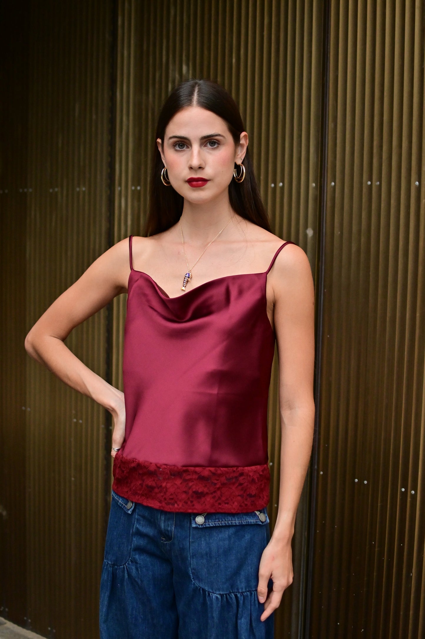 Blusa burgundy