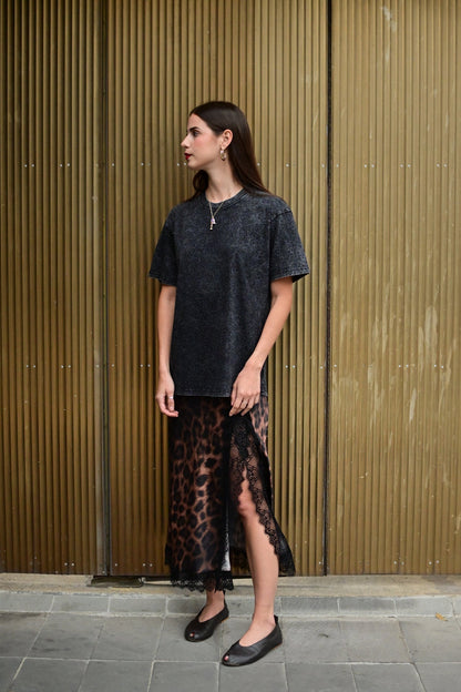 Falda animal print