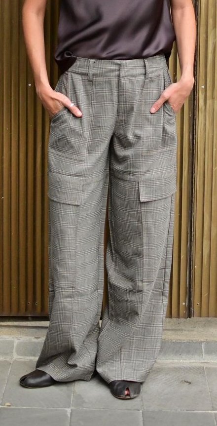 PANTALON WIDE LEG DK BROWN OT12717229