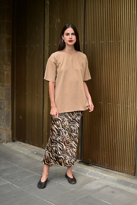 FALDA SLIP TIGER PRINT